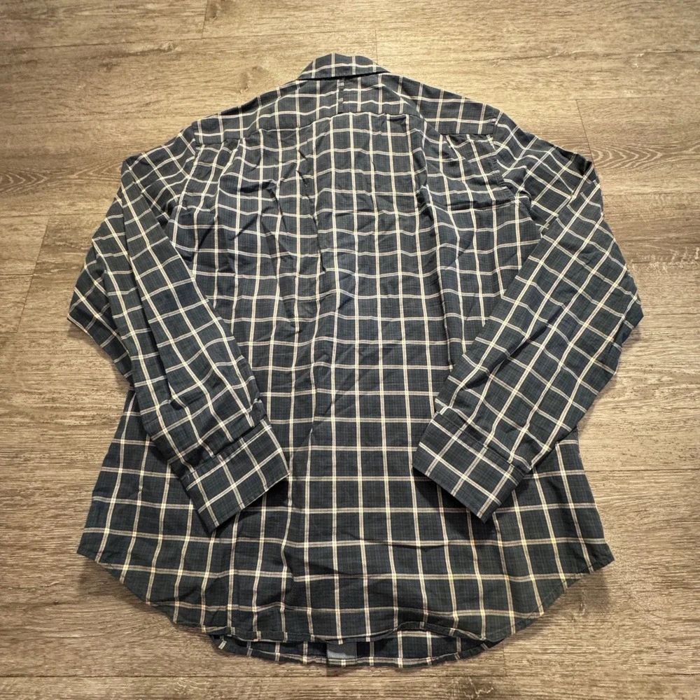 Banana Republic button plaid fit